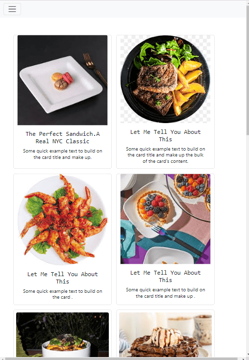 restaurant website