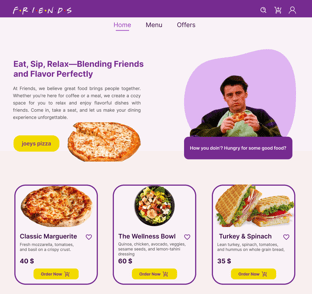 food ( food restaurant website UI)