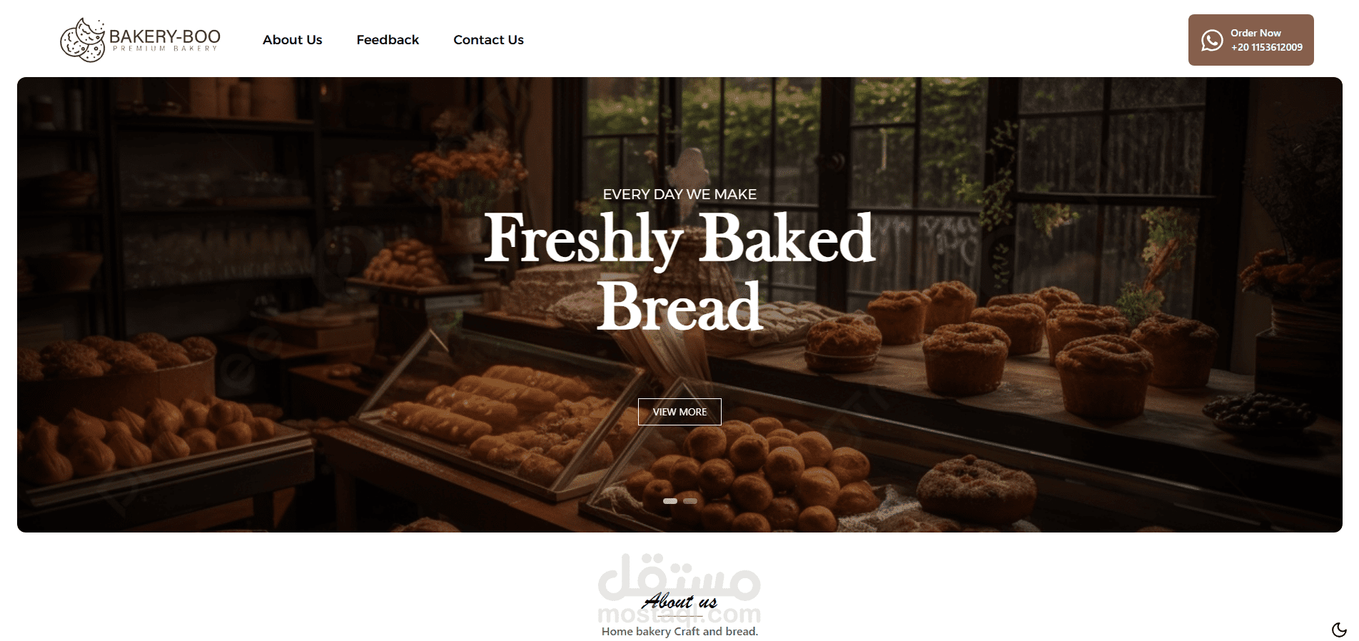 Bakery Website (Next.js + TailwindCSS)