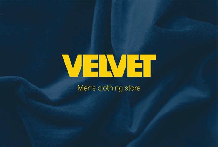 شعار لمحلات ملابس VELVET