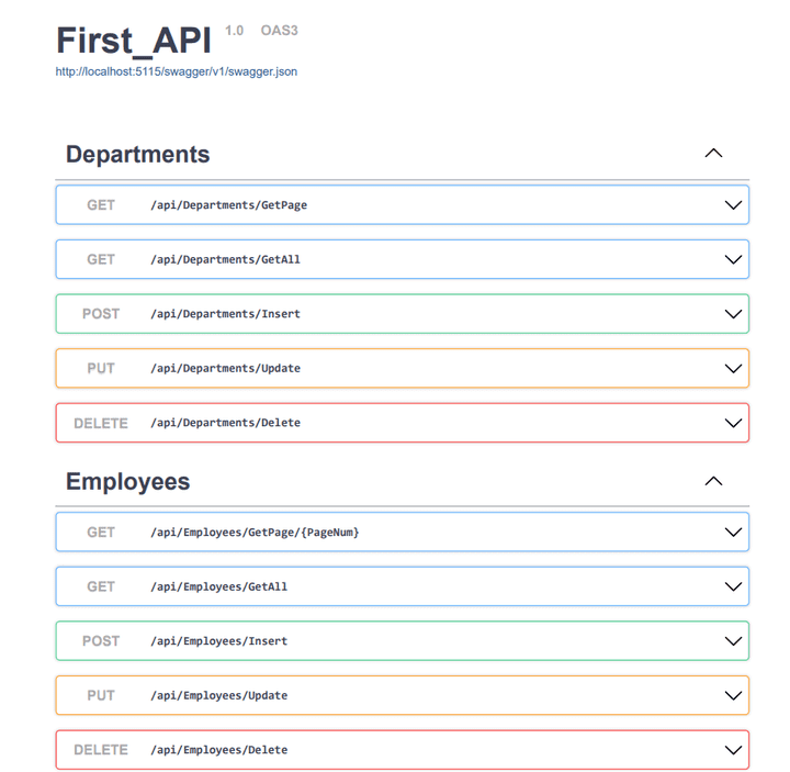 Web API لشركة