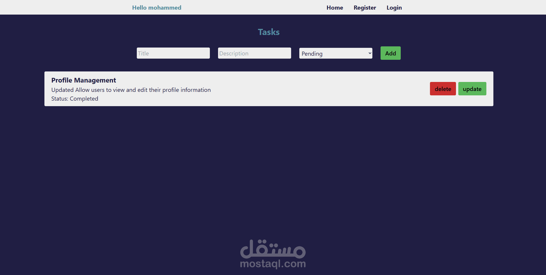 Task Management