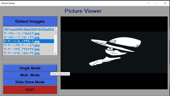 Picture Viewer Desktop Application