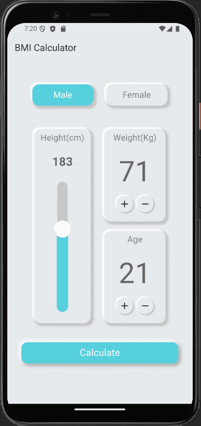 bmi calculator