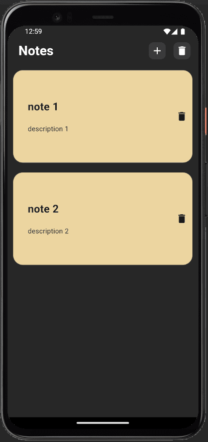 notes app