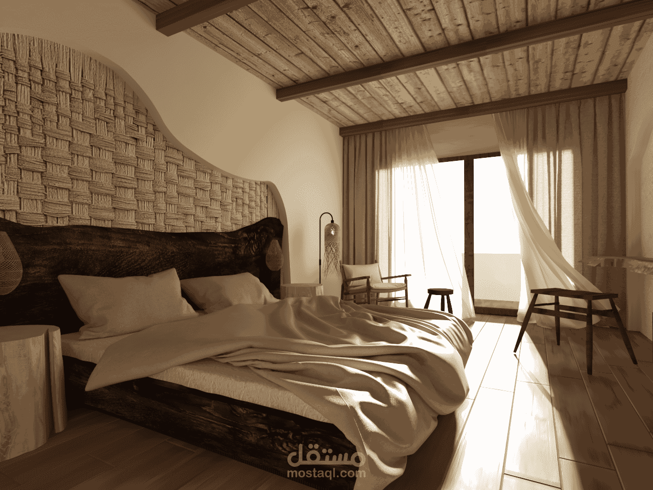 Desert Calm – Hotel Room Design in Siwa