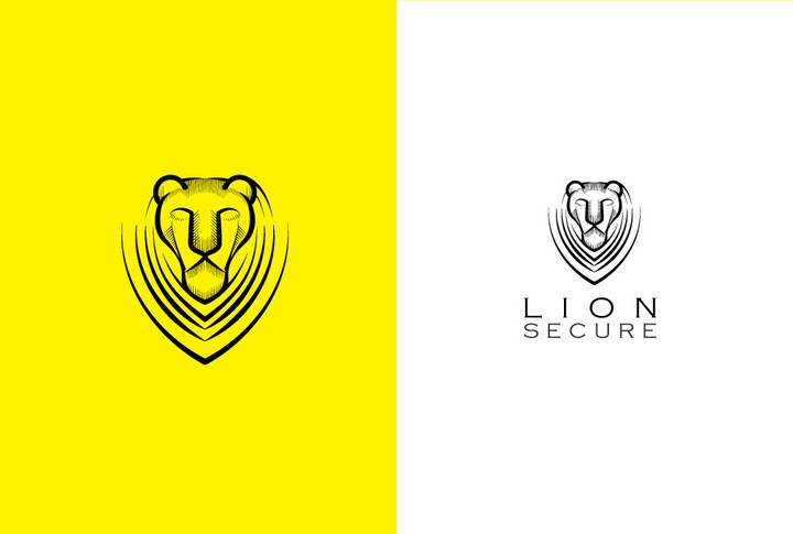 Lion Draw for the logo of Secure compagny