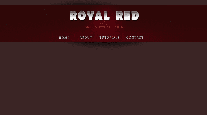 Royal Red Artwork Home page