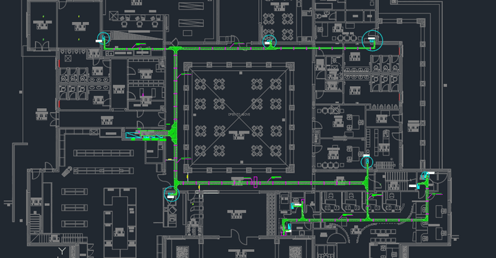 Shop Drawing Cable Routing