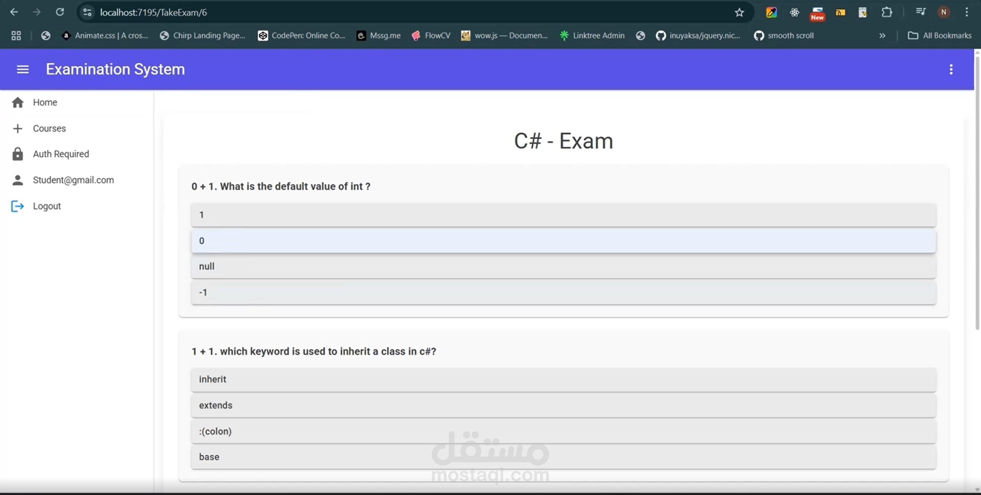 Online Examination System