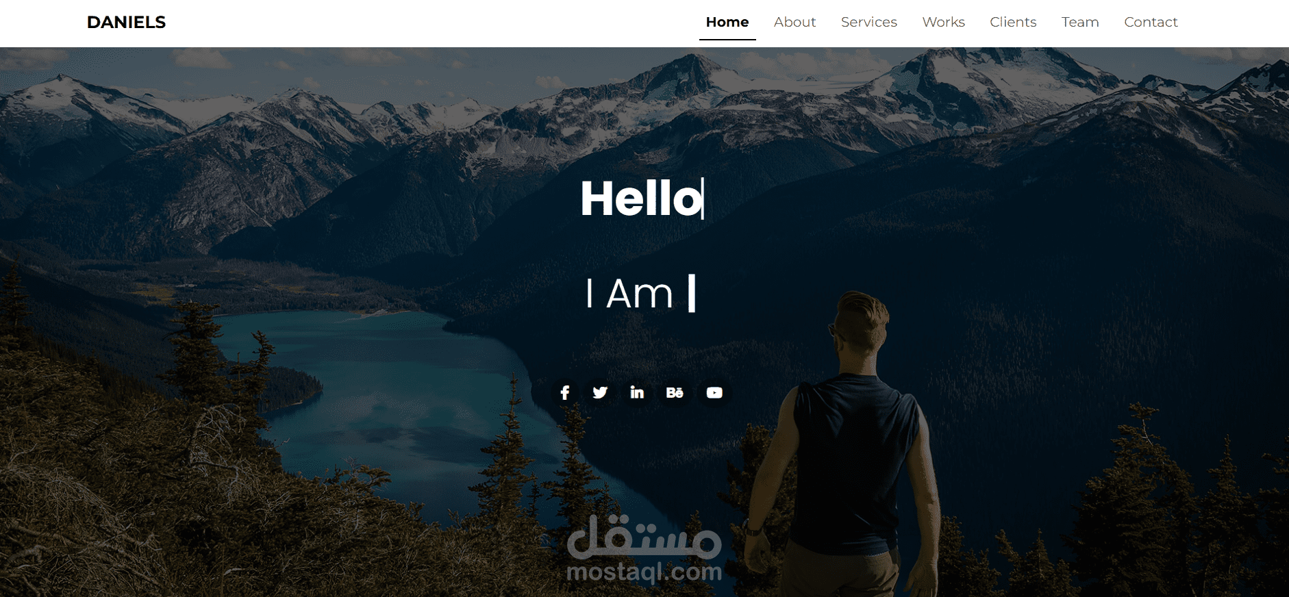 Daniels Website – Portfolio Template