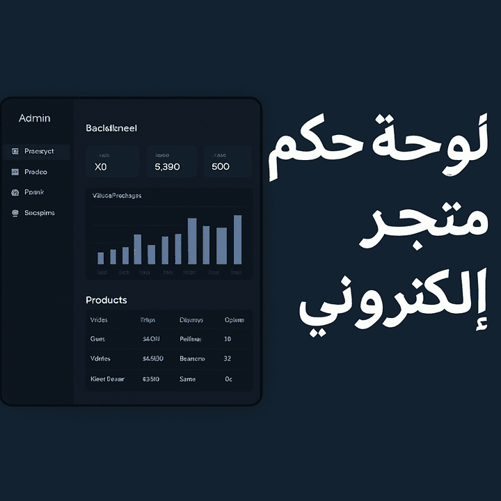 لوحة تحكم متجر إلكتروني – Vue.js