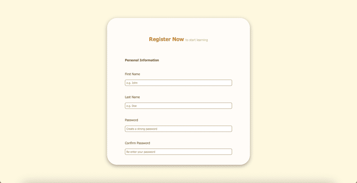 RegistrationForm