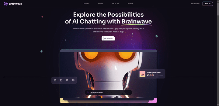 Brainwave | React & Tailwind CSS Website