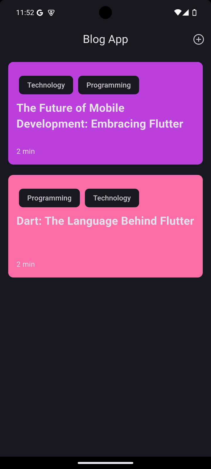 Blog App Project | Flutter-based Blog Application