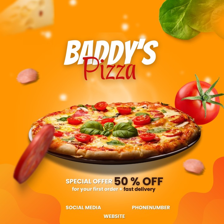 Pizza Instagram post design