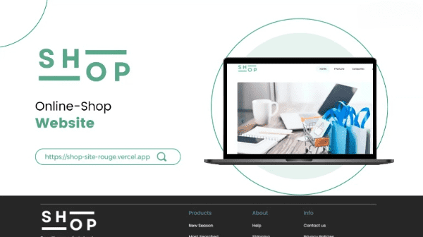 Oline-SHop Website | تصميم موقع متجر الكتروني