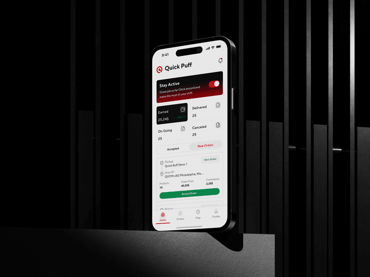 Quick Buff -Delivery App