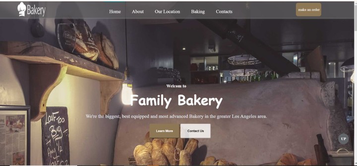 Bakery websit