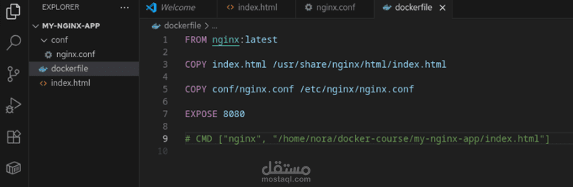 learn how to build dockerfile