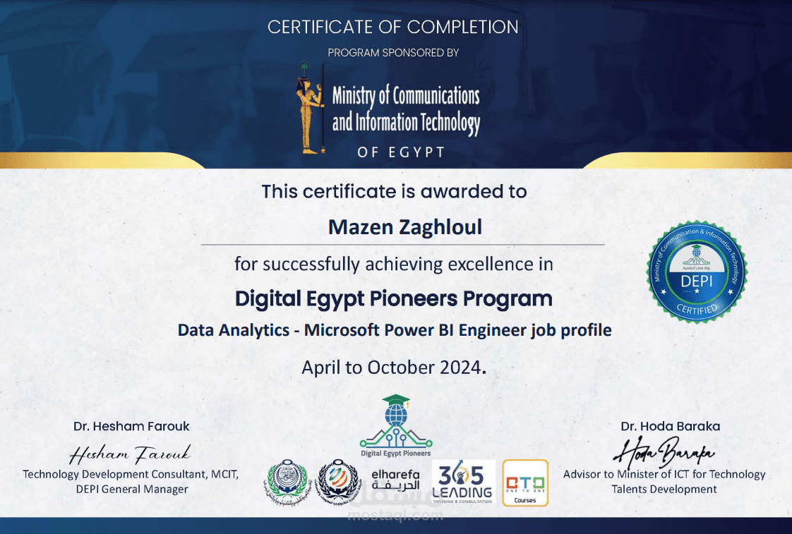 Microsoft Power BI Engineer From DEPI