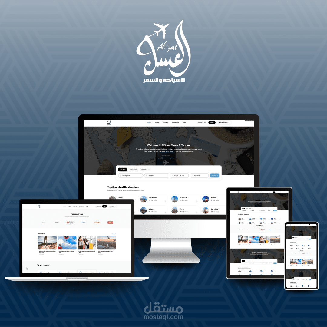 موقع العسل - لحجز تذاكر الطيران بأسلوب ذكي ومريح