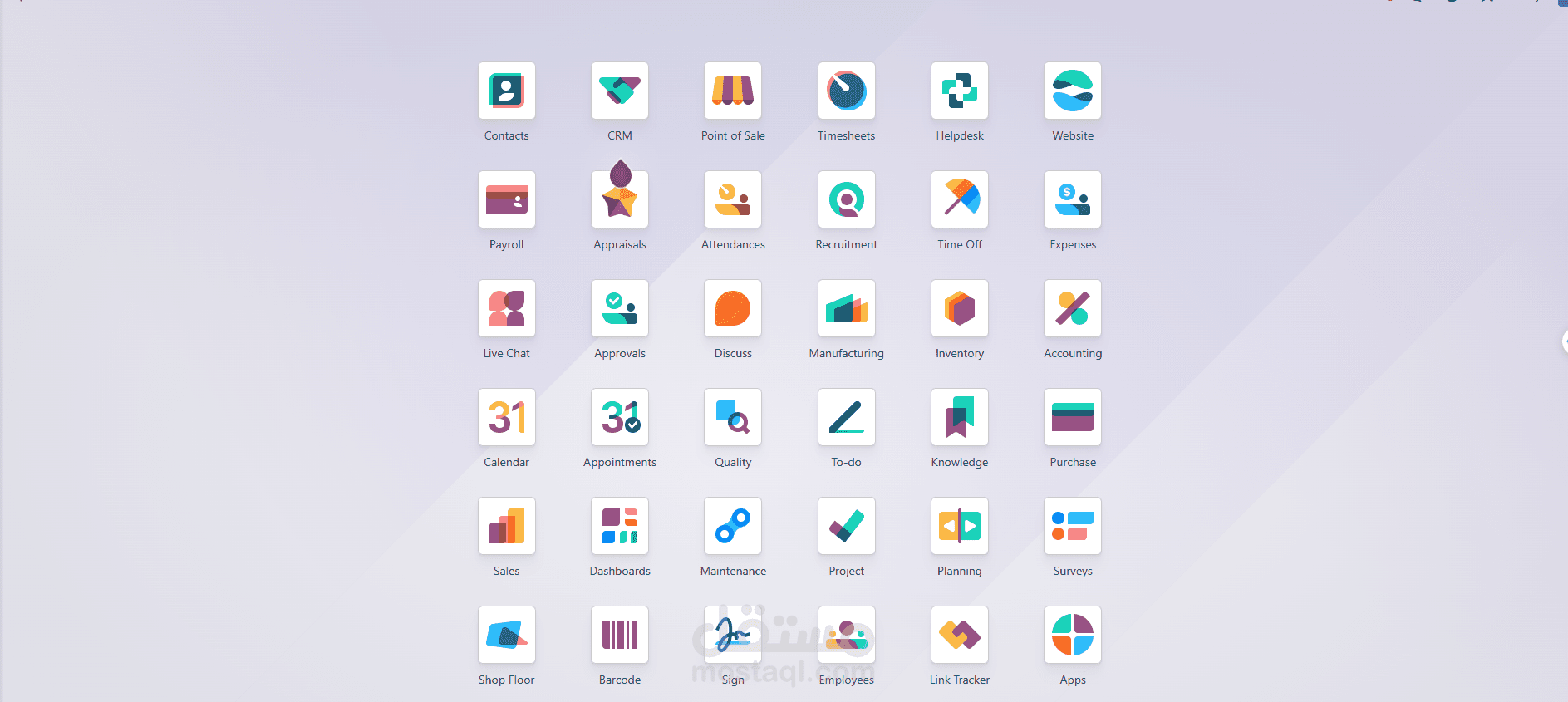 تنفيذ نظام Odoo لإدارة المبيعات والمخازن  إعداد وضبط وحدات المبيعات والمخازن والفوترة.  تصميم دورة عمل متكاملة من عرض السعر حتى تسليم المنتج.  تدريب فريق المبيعات والمخازن على الاستخدام الفعّال.