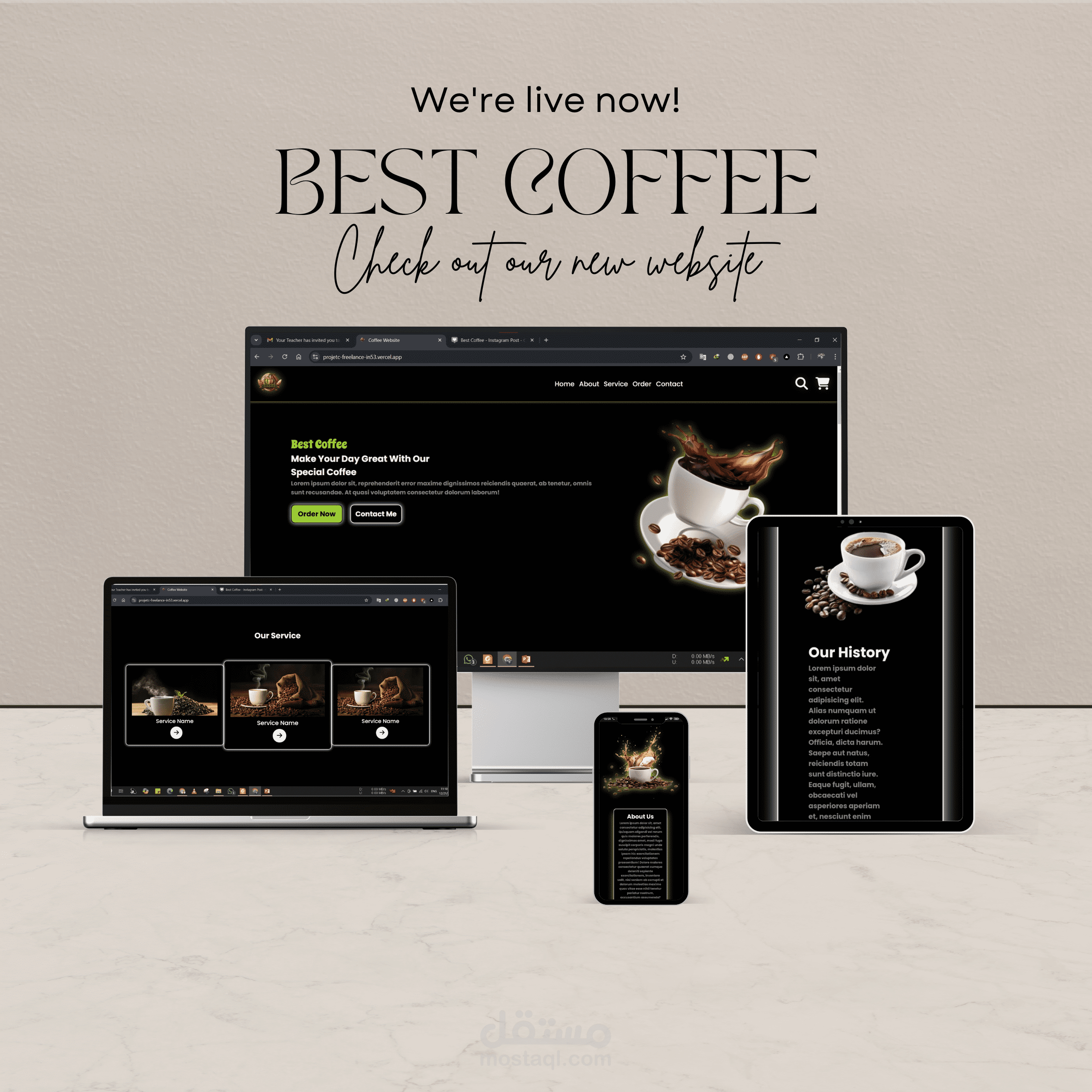 Coffee-Website