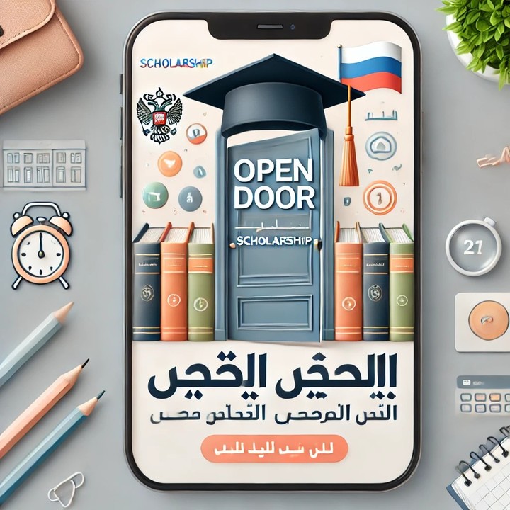 كتابة إعلان تسويقي لمنحة Open Door الروسية لدراسة البكالوريوس والماجستير والدكتوراه