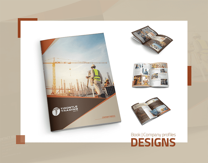 Book | company profile Designs