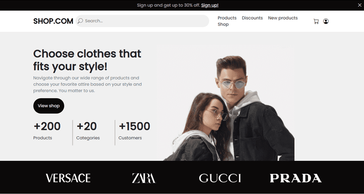 E-commerce Website