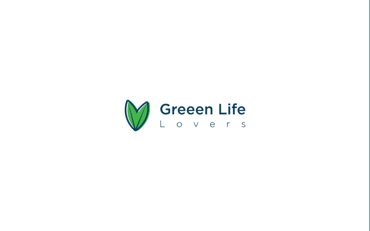 Green life lovers logo