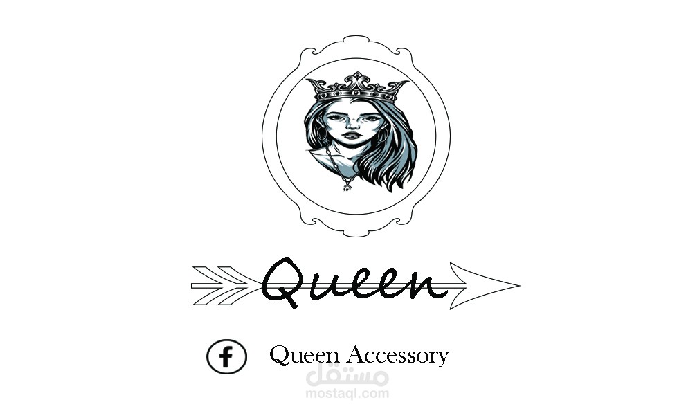 تصميم كرت Queen