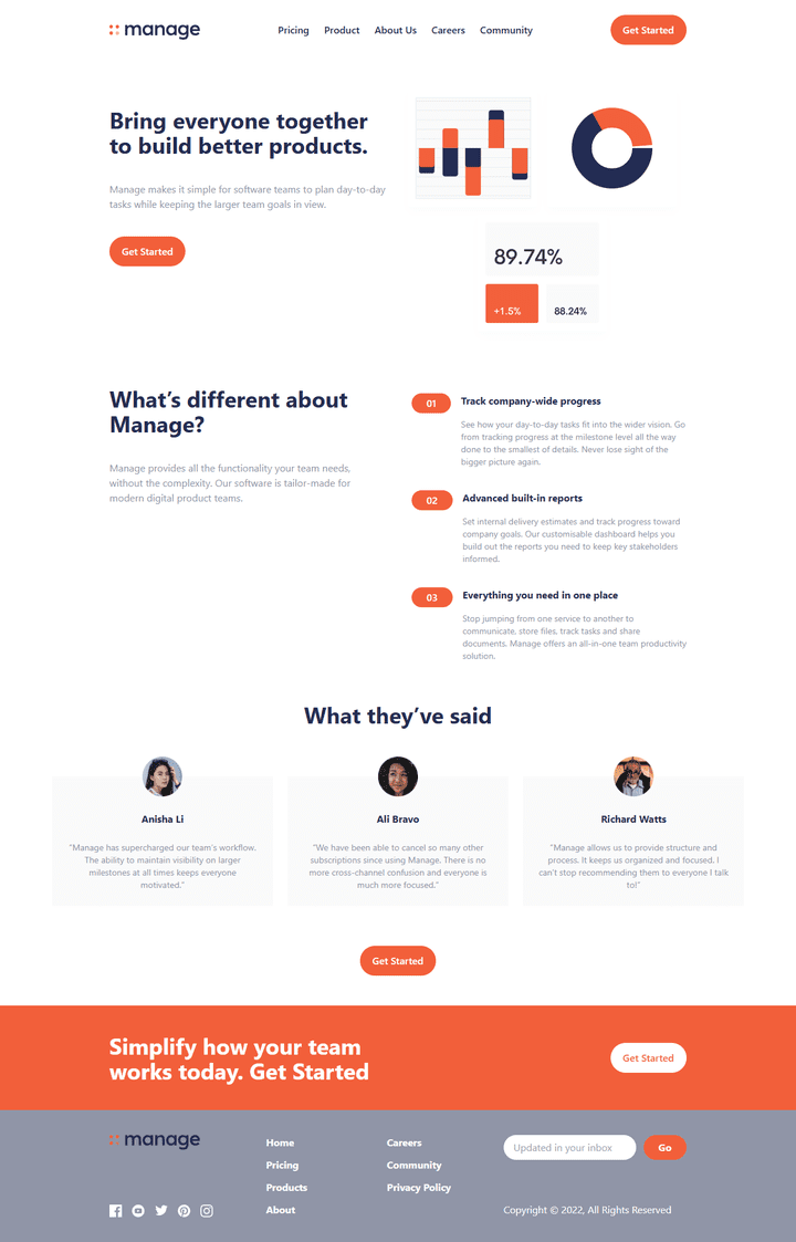 Landing Page