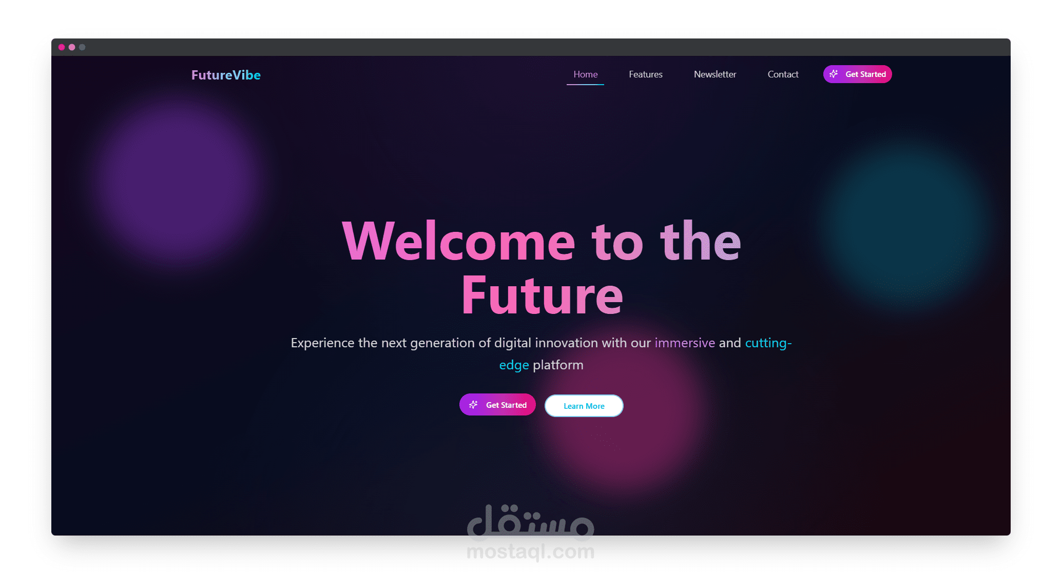 Future Vibe Landing Page