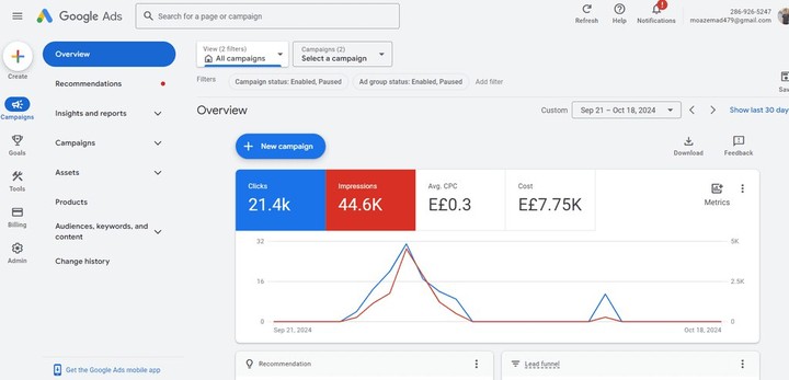 اعلان علي google ads