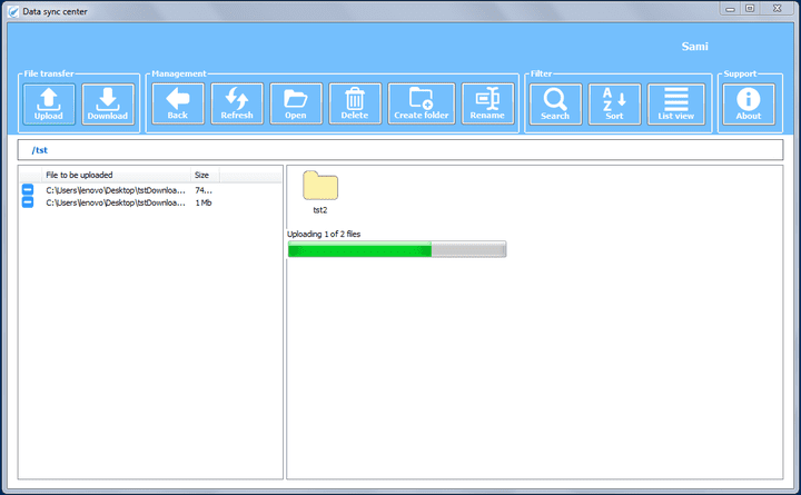 Dropbox Sync Windows Desktop App.