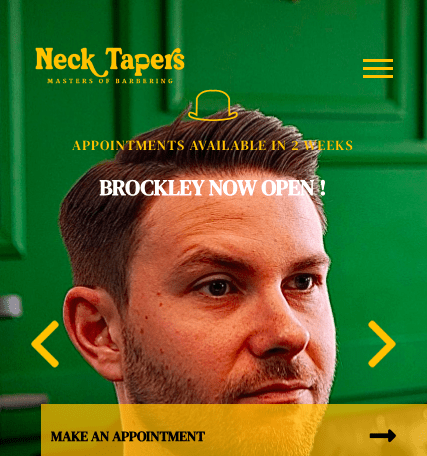 Necktapers Website phase 1 (Frontend Only)