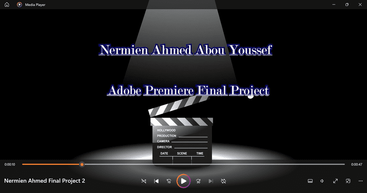 Adobe premiere final project