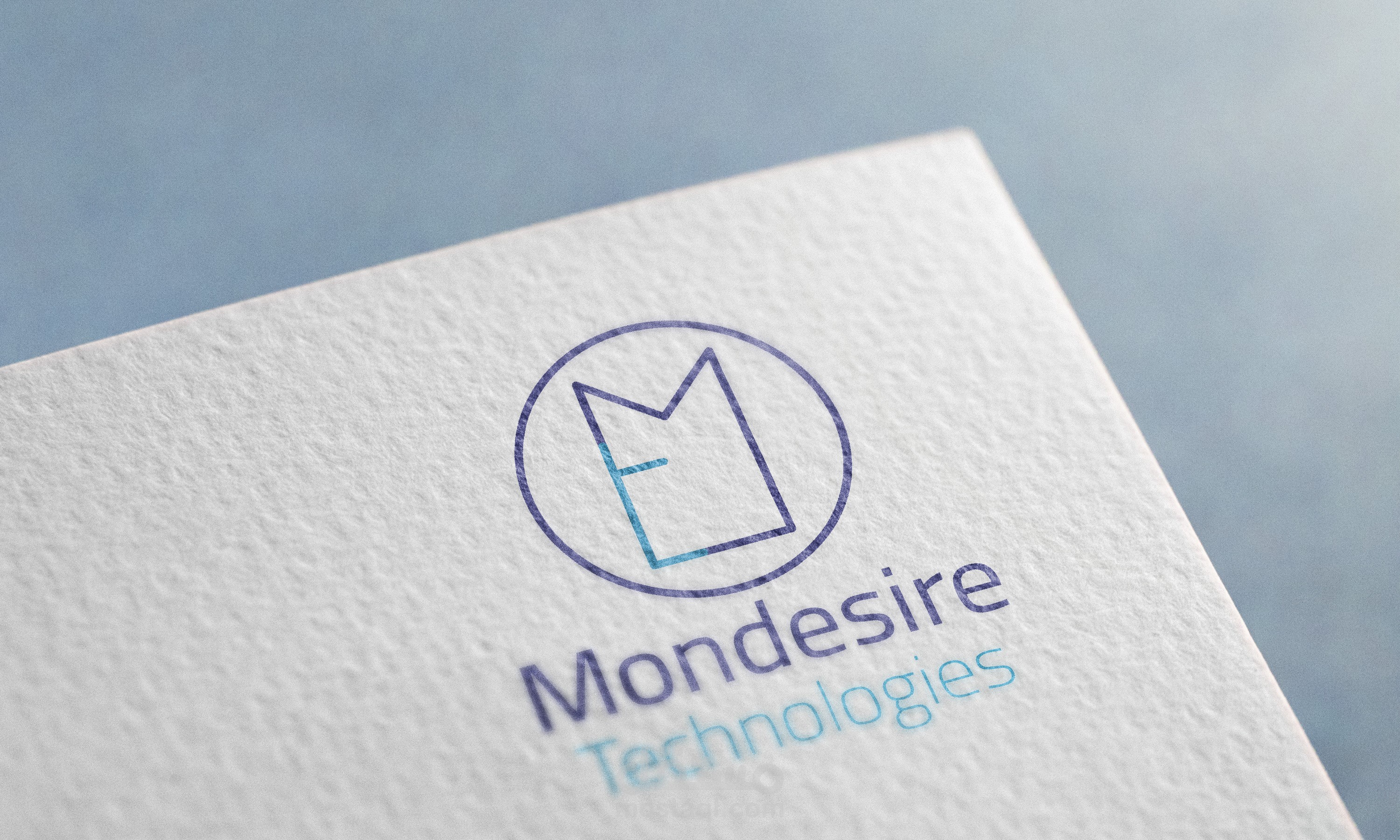 تصميم شعار احترافي لشركة Mondesire Technologies