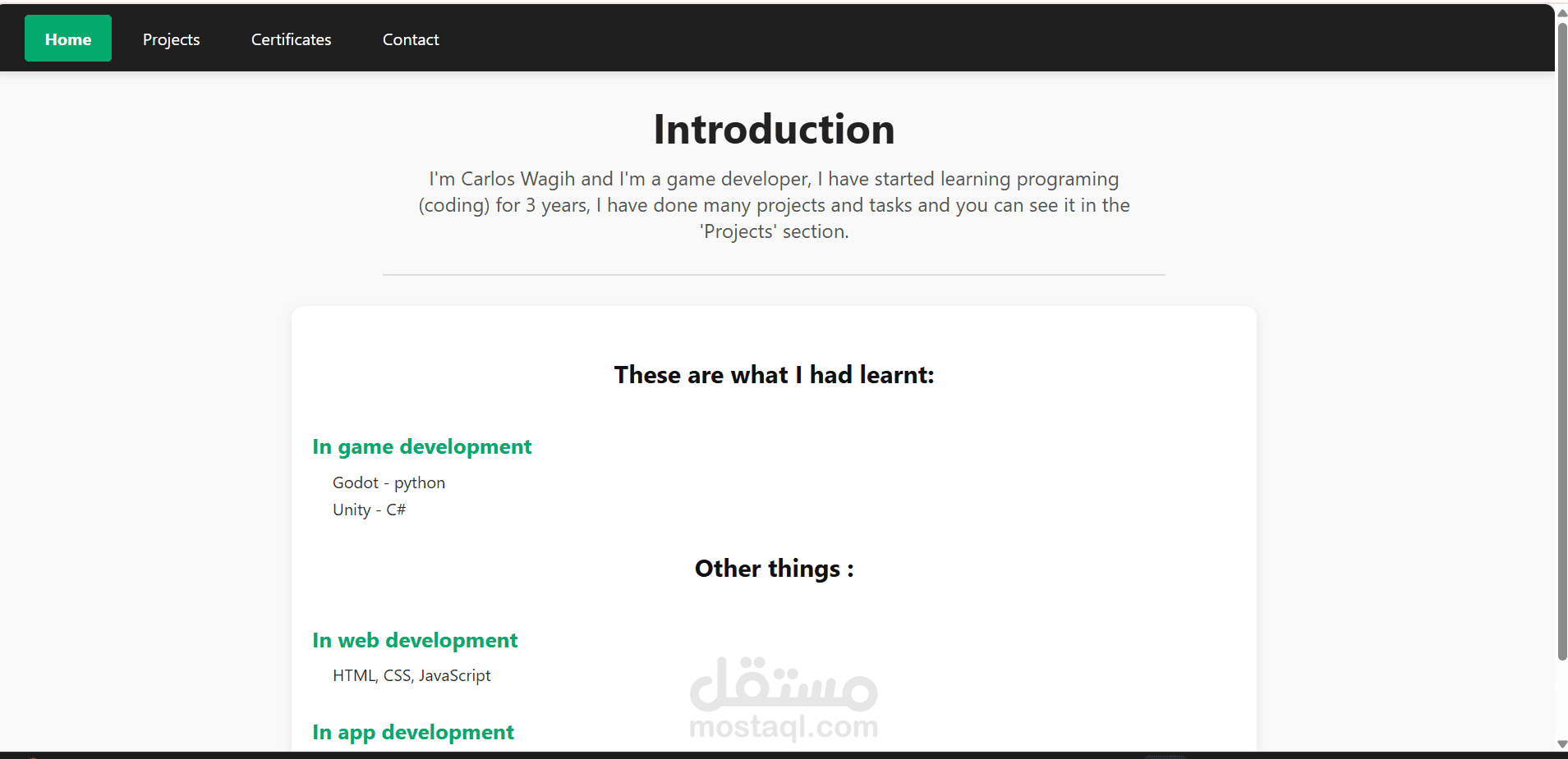 Portfolio