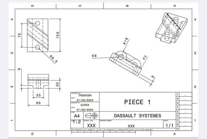 création des pièces volumique avec CATIA V5