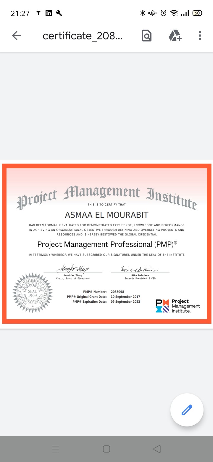 شهادة PMP