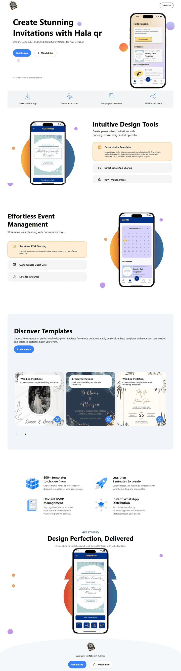 Invitation Designer Mobile app