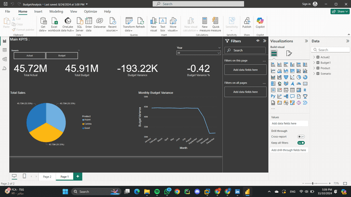 Budget analysis