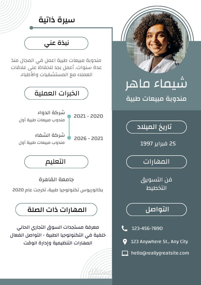 اعداد CV