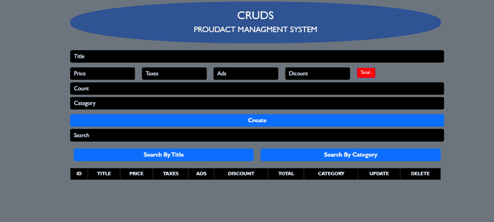 CRUDS Application