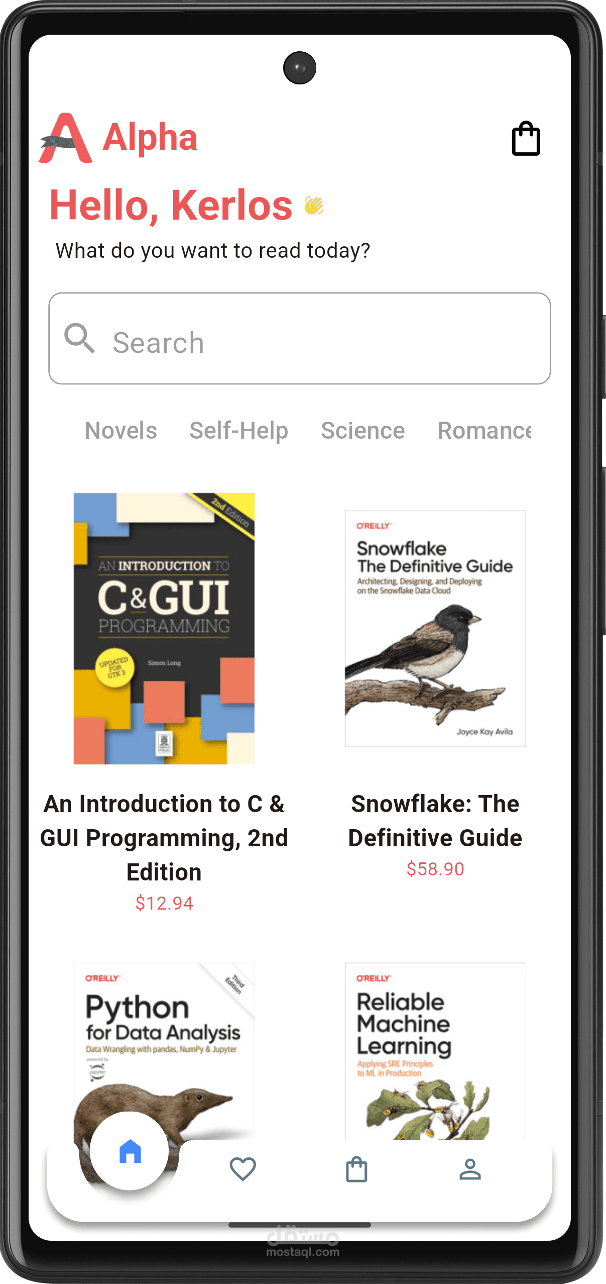 Alpha: Simple Bookstore Application