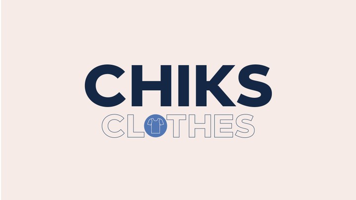 شعار لشركة ملابس Chiks Clothes