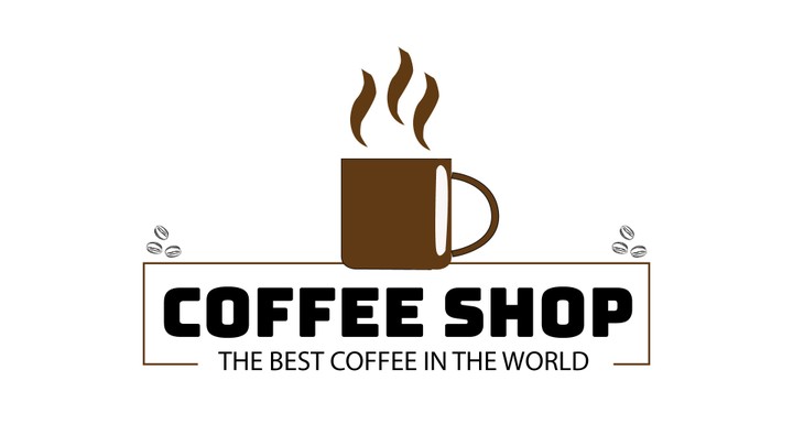 تصميم شعار لمقهى Logo Coffee Shop